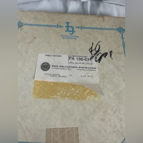 Bradford Exchange BE LOVE SONNETS Shakespeare 1987 limited edition Plate Series - Picture 12 of 12